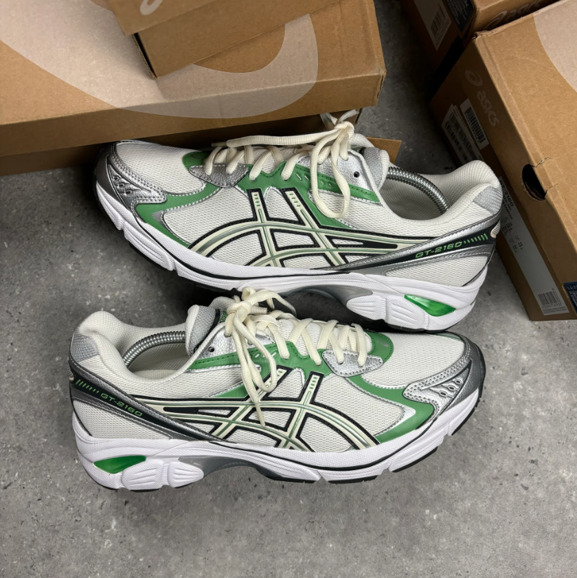 ASICS GT-2160 TRAINERS - CREAM/BAMBOO