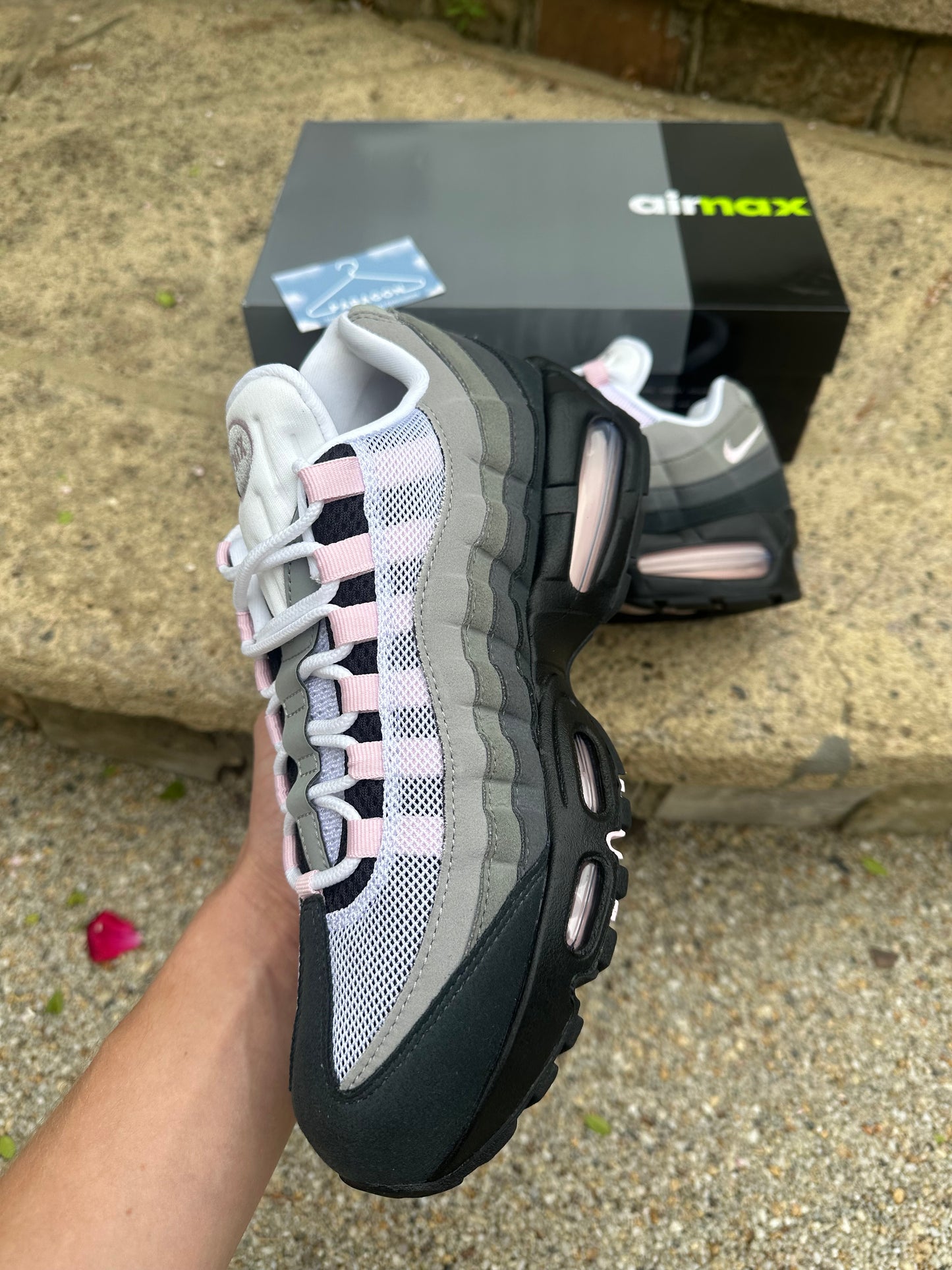 Pink Foam Air Max 95’s